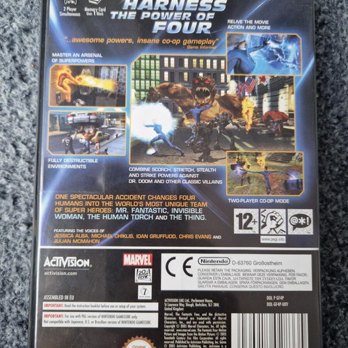 Fantastic 4 Nintendo GameCube used, in very good condition
