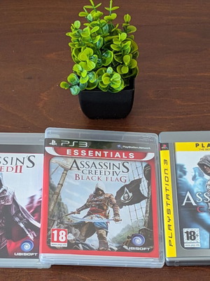 Assassin's Creed παιχνίδια PS3 σαν καινούργια, σετ 3