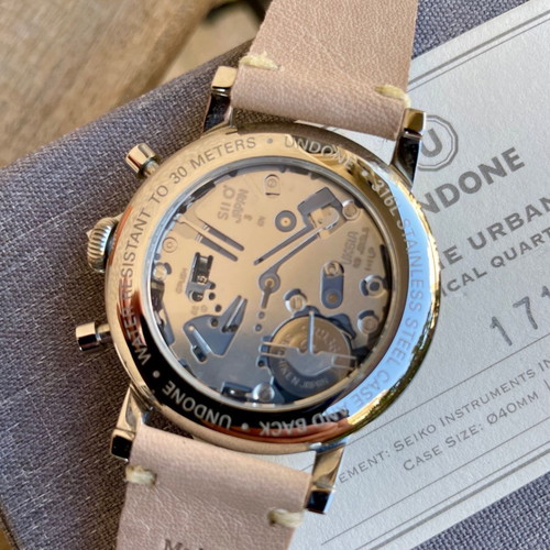 Undone The Urban Chronograph like new, black