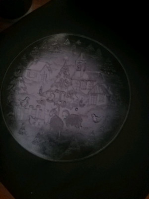 Christmas serving platter new