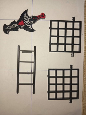 Playmobil Vintage Μεγάλο μαύρο σπαθί δράκου σαν καινούργιο