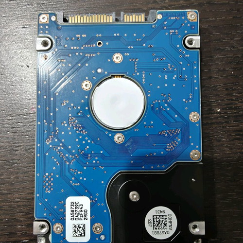 Hitachi 2.5" 500GB SATA hard drive used