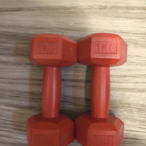 Dumbbells 1kg like new for light exercise