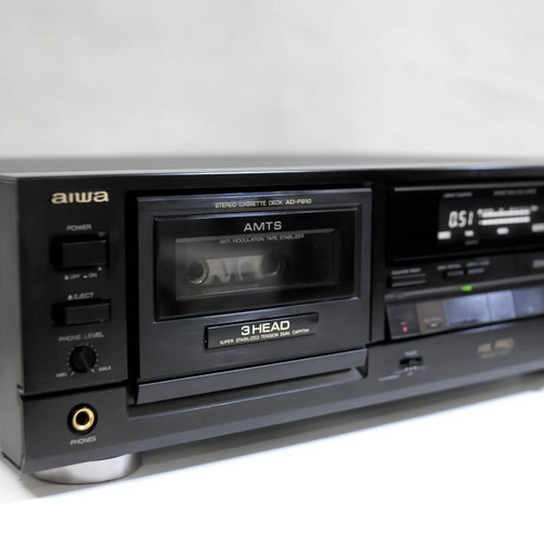 Aiwa AD-F810 3 Head Hi-Fi Cassette Deck, vintage