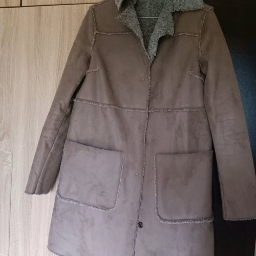Benetton women's fur coat like new, size S