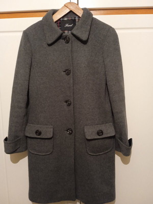 Forel gray coat used, size M