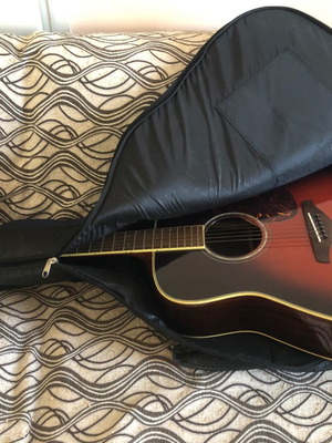 Yamaha FG730S guitar new with case, tuner, pick