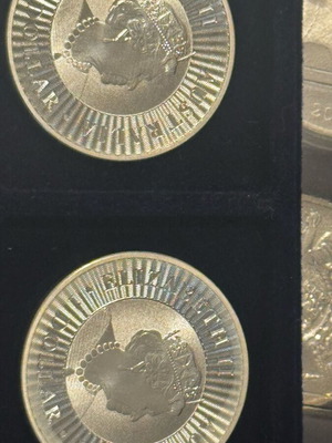 Ασημένιες Ουγκιές Australian Kangaroo 2020, λοτ δύο, καινούργιες