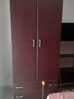 Two-door wardrobe
