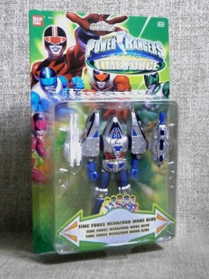 Power Rangers Time Force Megazord Mode Blue Bandai MOSC new
