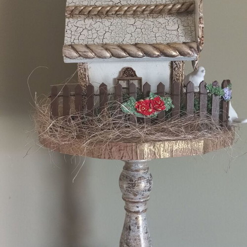 Decorative handmade decoration new, height 48cm, diameter 24cm