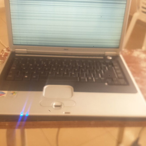 NEC laptop with broken screen
