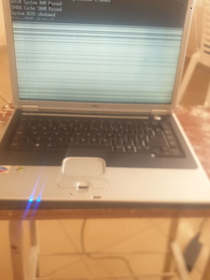 NEC laptop with broken screen
