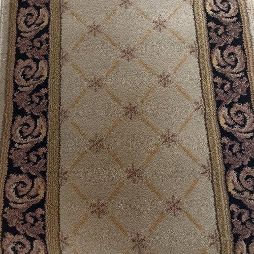 Hallway rug new 0.67x4.60 acrylic 80% and wool 20%