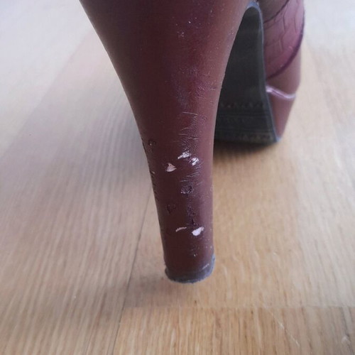 Maria Mare Bordeaux ankle boots used, size 39