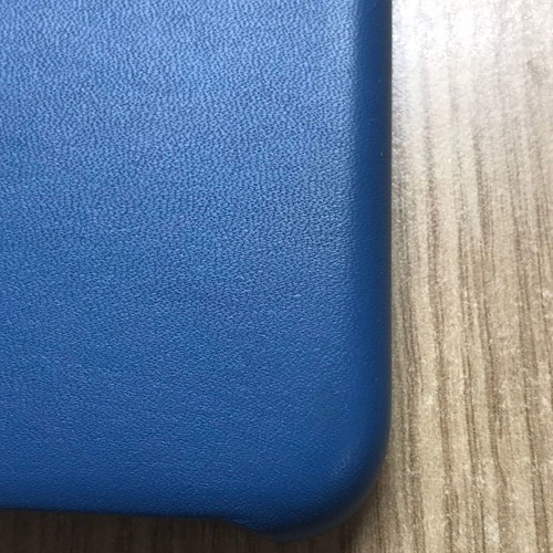 Apple Leather Case for iPhone XS Max used, Cape Cod Blue (MTEW2ZM/A)
