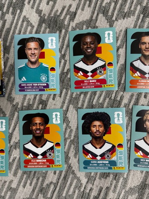 Αυτοκόλλητα Panini FIFA World Cup 2026 Γερμανία, 7 τεμάχια + σήμα foil