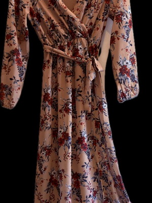 Summer maxi dress floral made in Italy one size like new