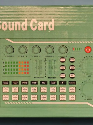 Εξωτερική κάρτα ήχου Live Sound Card νέα για streaming και καραόκε