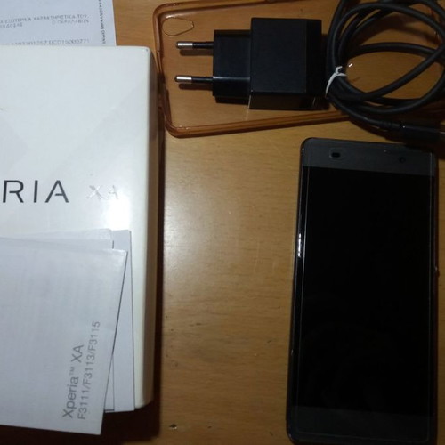 Κινητό Sony XA μεταχειρισμένο, Graphite Black, 16GB, Android