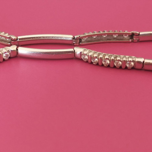 White gold bracelet 14 carat 585, like new, 7.3 grams