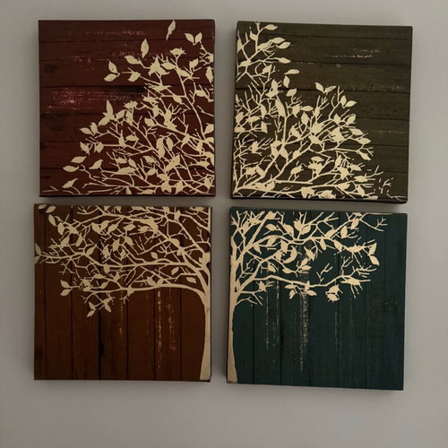 Four-panel painting like new