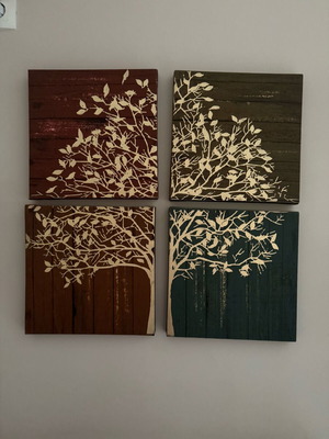 Four-panel painting like new