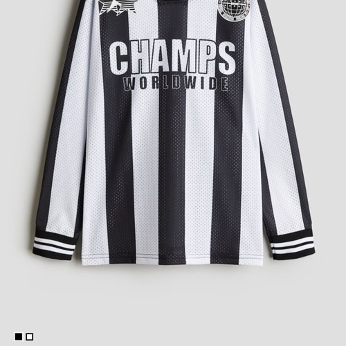 H&M Football Shirt New, Loose Fit, Mesh Fabric, Size 170cm 14+