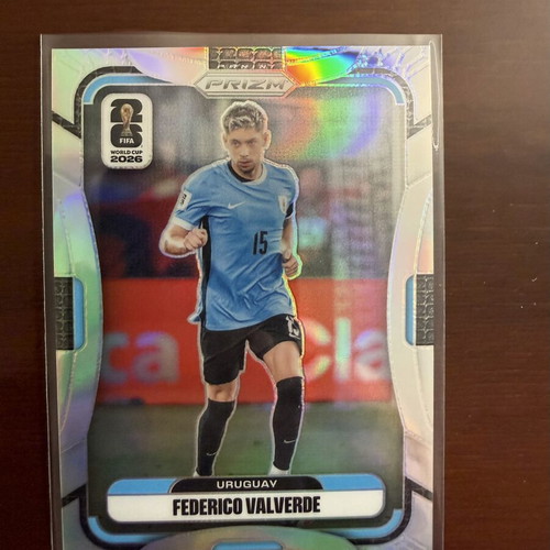 Federico Valverde Silver FIFA World Cup 2026 Panini Prizm card like new