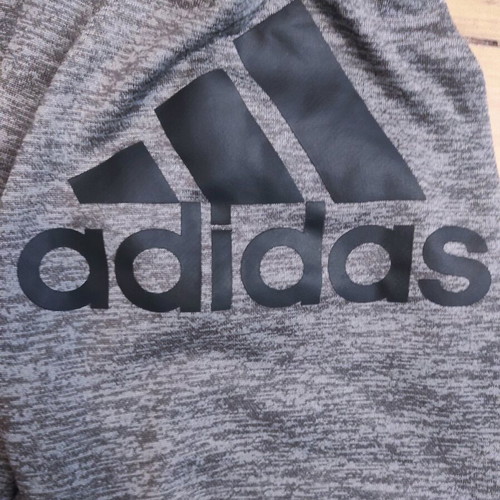 Adidas gray sweatpants teen size 14/16 fits like women's XS or XXS, like new