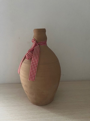 Πήλινο κανάτι μεταχειρισμένο, 21cm ύψος, 14π