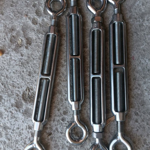 Stainless steel turnbuckles set of 4 new for all uses