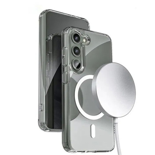 Magsafe Silicone Case for Samsung Galaxy S22/S23/S24/S25 Plus and Ultra New