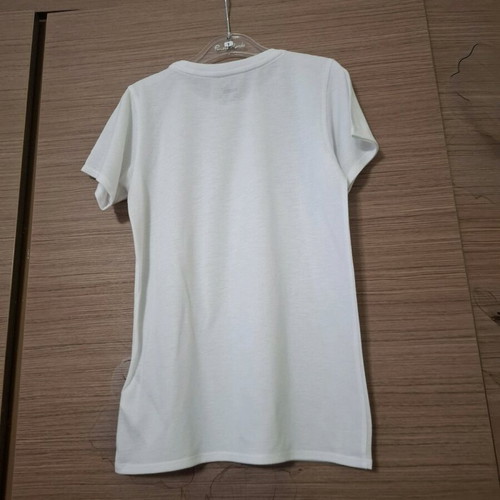 PUMA girls' white shirt with pink letters, like new