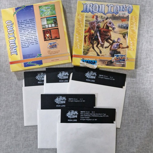Iron Lord PC game mint condition, 7 5.25" discs 1991