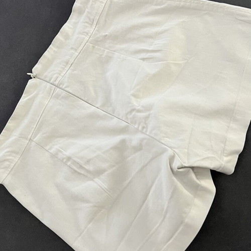 White shorts with gold buttons like new, size S