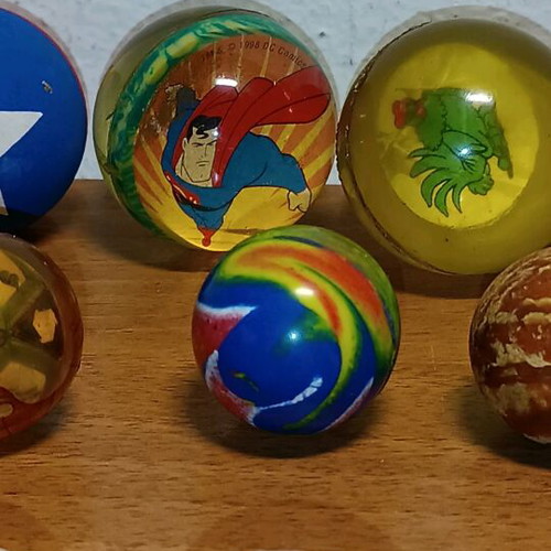 Crazy balls used, pack of 12, 90s