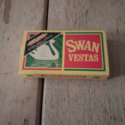 Swan Vestas vintage matches new