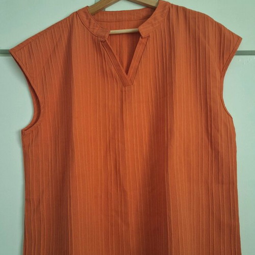Shein women's blouse orange XL like new