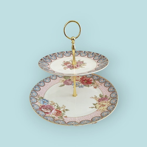 Pink Bouquet Roses Karvounis Cake Stand new