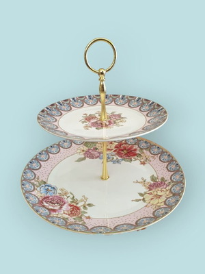Pink Bouquet Roses Karvounis Cake Stand new