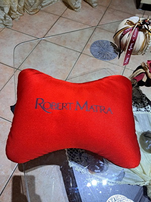 Robert Matra Support Pillow for Neck and Waist with Adjustable Strap new