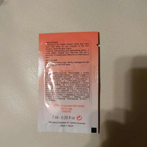 Simulcium G3 stretch mark cream new, 12 samples