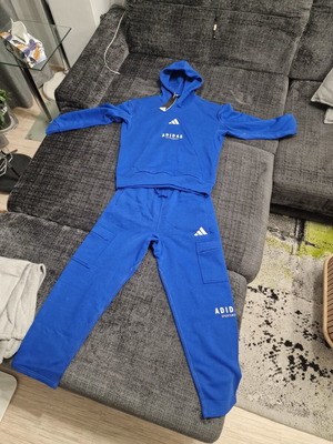 Adidas σετ φόρμας ρουά με φούτερ και παντελόνι cargo καινούργιο