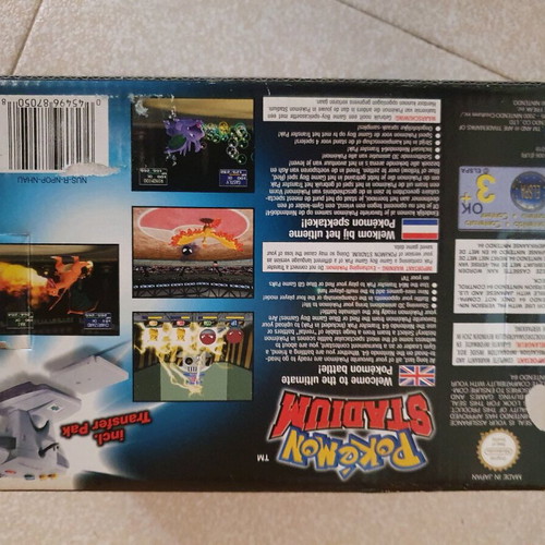Pokemon Stadium N64 like new, complete