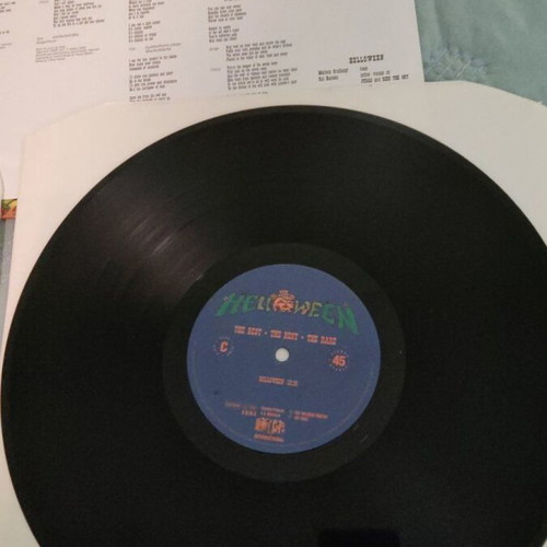 Helloween The Best The Rest The Rare vinyl used, metal