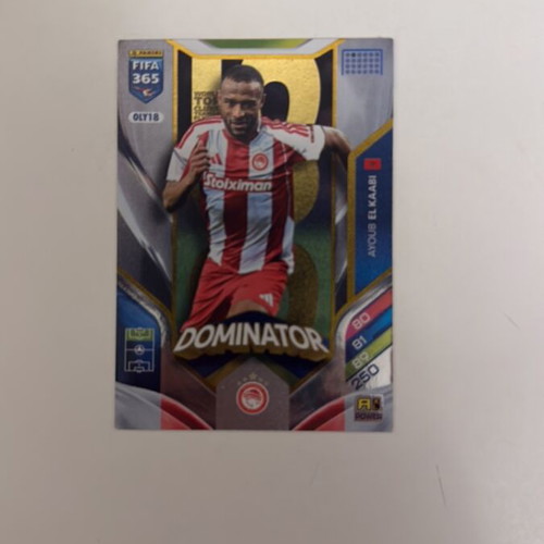 El Kaabi collectible sticker card new