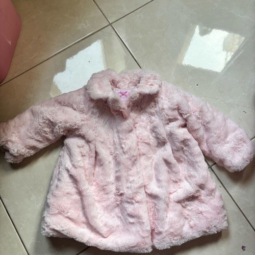 Mayoral baby fur coat new 3-6m