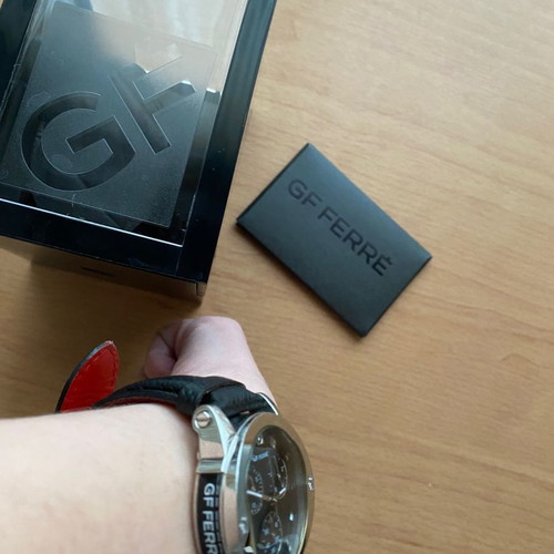 GF Ferre women's watch with leather strap used