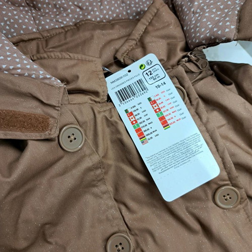 Orchestra girls' trench coat brown new size 12